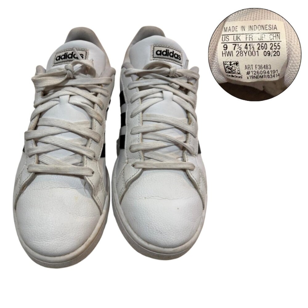 Adidas Advantage Sneakers White/Black Men’s 9 - Preowned